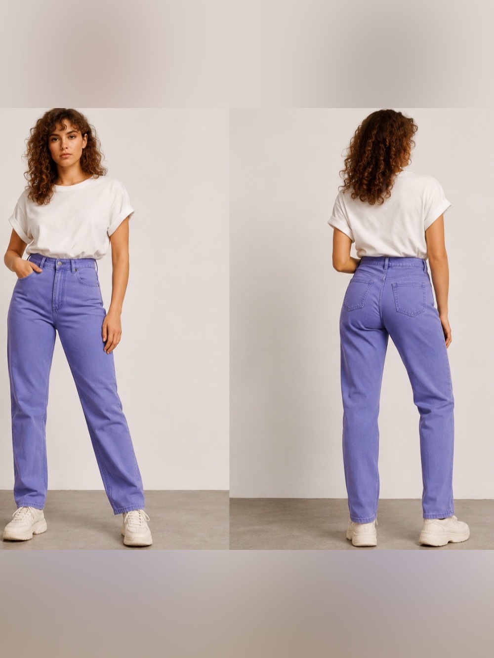DG2 by Diane Gilman Lavender Stretch VTG Inspired Straight Casual Leg Pants 16T